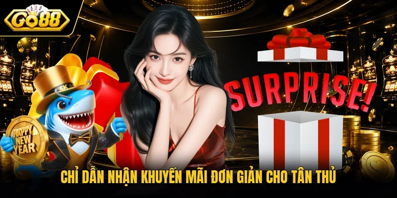 Chỉ dẫn nhận khuyến mãi đơn giản cho tân thủ