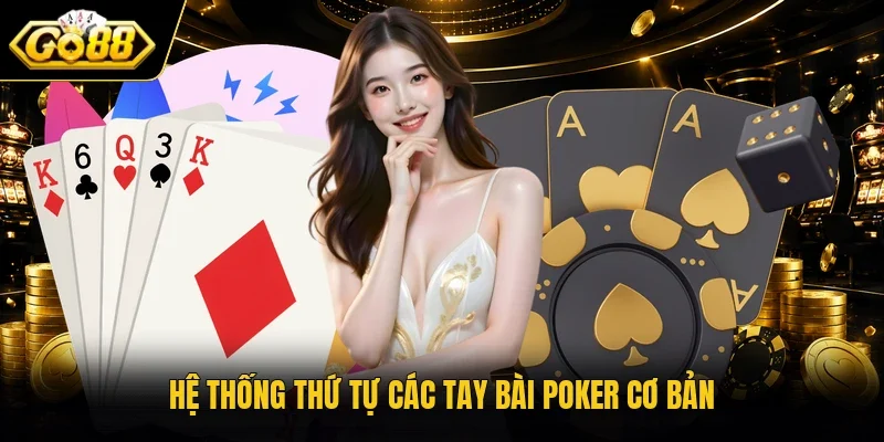 Hệ thống thứ tự các tay bài Poker cơ bản