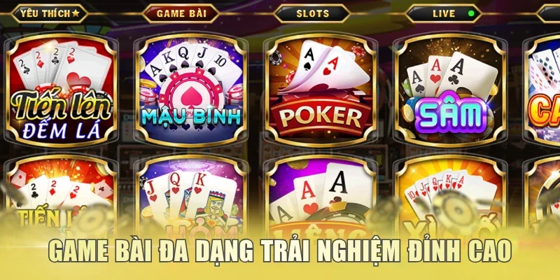 Thế giới game bài đỉnh cao chơi không biết chán